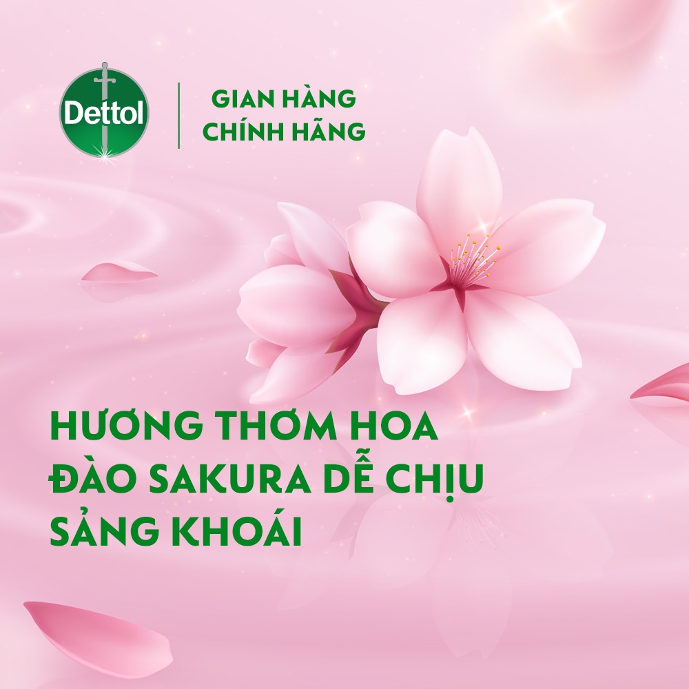 Nước rửa tay Dettol kháng khuẩn chăm sóc da - Chai 250g