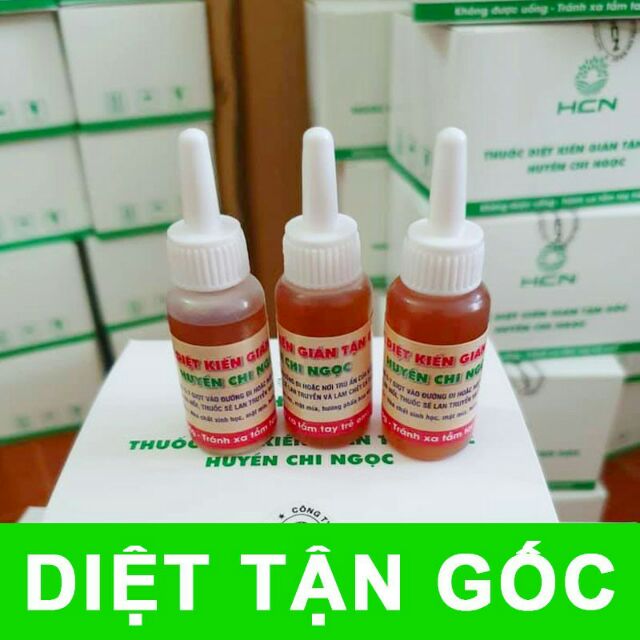 Set 3 lọ thuốc diệt kiến gián sinh học