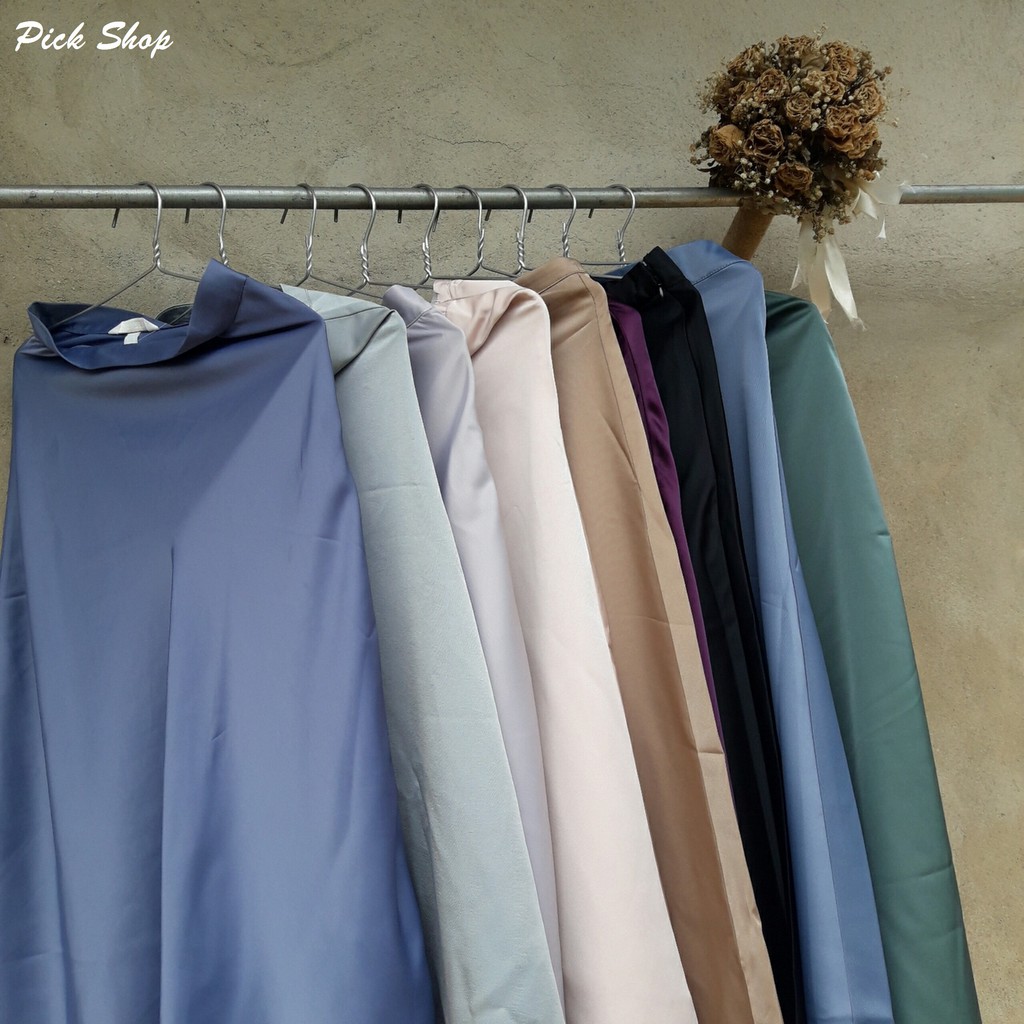 Pick Shop - Ảnh thật - Chân váy lụa dáng dài V004 | BigBuy360 - bigbuy360.vn