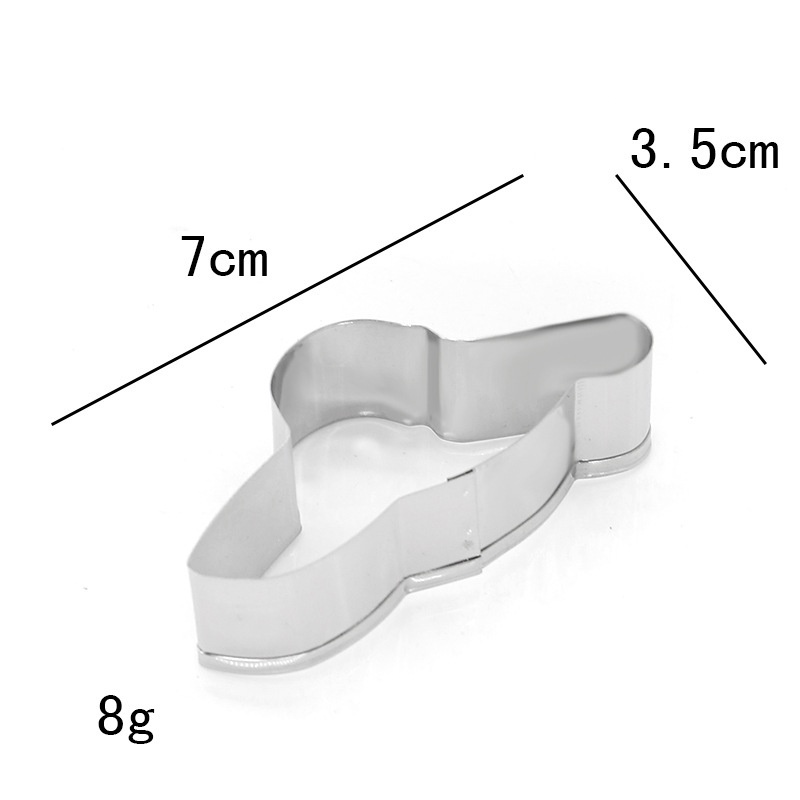 Khuôn Làm Bánh Quy Hình Nón Bằng Thép Không Gỉ