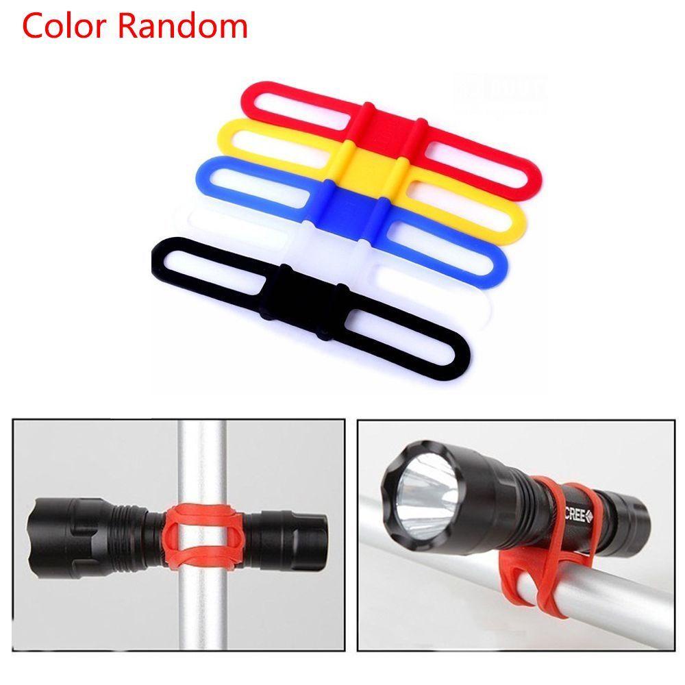 Set 5 Đèn Pin Xe Đạp Bền Bỉ Thiết Thực Thời Trang Kèm Dây Đeo Co Giãn Chất Lượng Cao