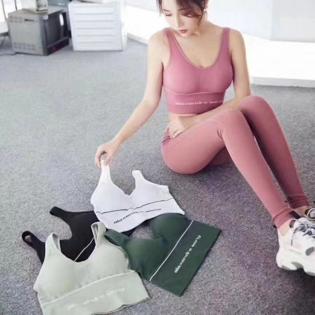 Áo bra, áo tập gym tập yoga mặc vét quần thể thao phong cách hàn quốc TD_44