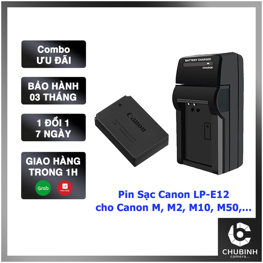 Combo Sạc + Pin LP- E12