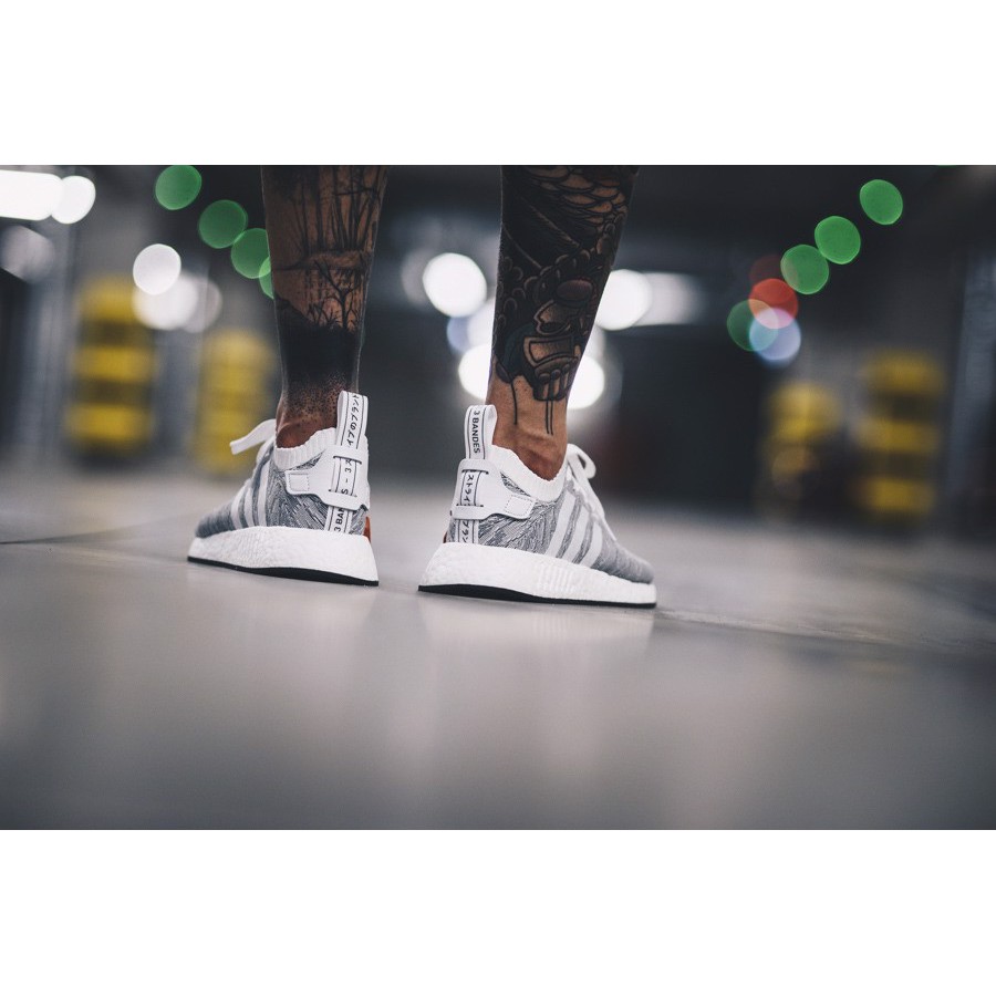 [Chính Hãng] Giày Adidas NMD R2 PK "GREY ORANGE" BY9410