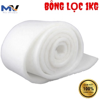 Bông lọc trắng, vật liệu lọc nước cho bể cá, bể thuỷ sinh, hồ cá