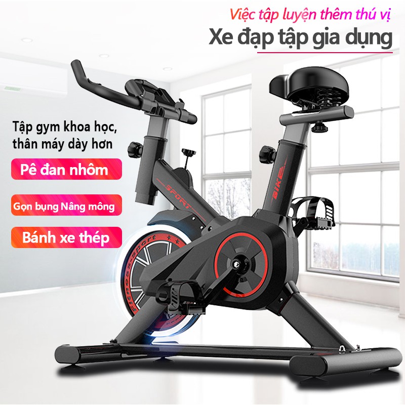 OT121   Xe đạp tập gym tại nhà dụng cụ tập gym đạp xe tại nhà yên tĩnh tiện lợi nhỏ gọn vinhthuan.shop