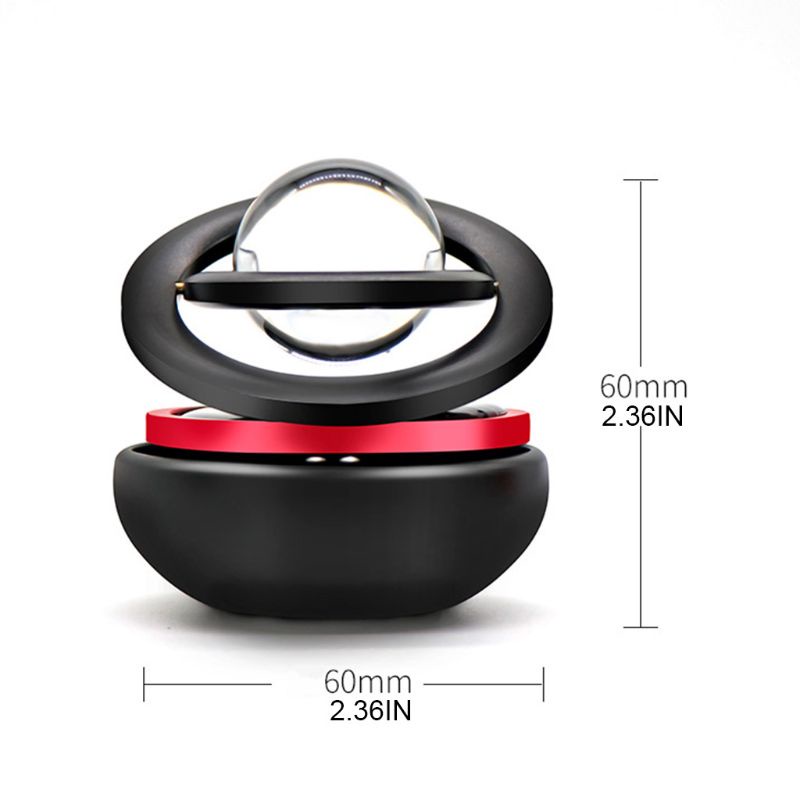 QQ Máy Khuếch Tán Tinh Dầu Thơm Dạng Xoay Sử Dụng Năng Lượng Mặt Trời Trang Trí Nội Thất Xe Hơi