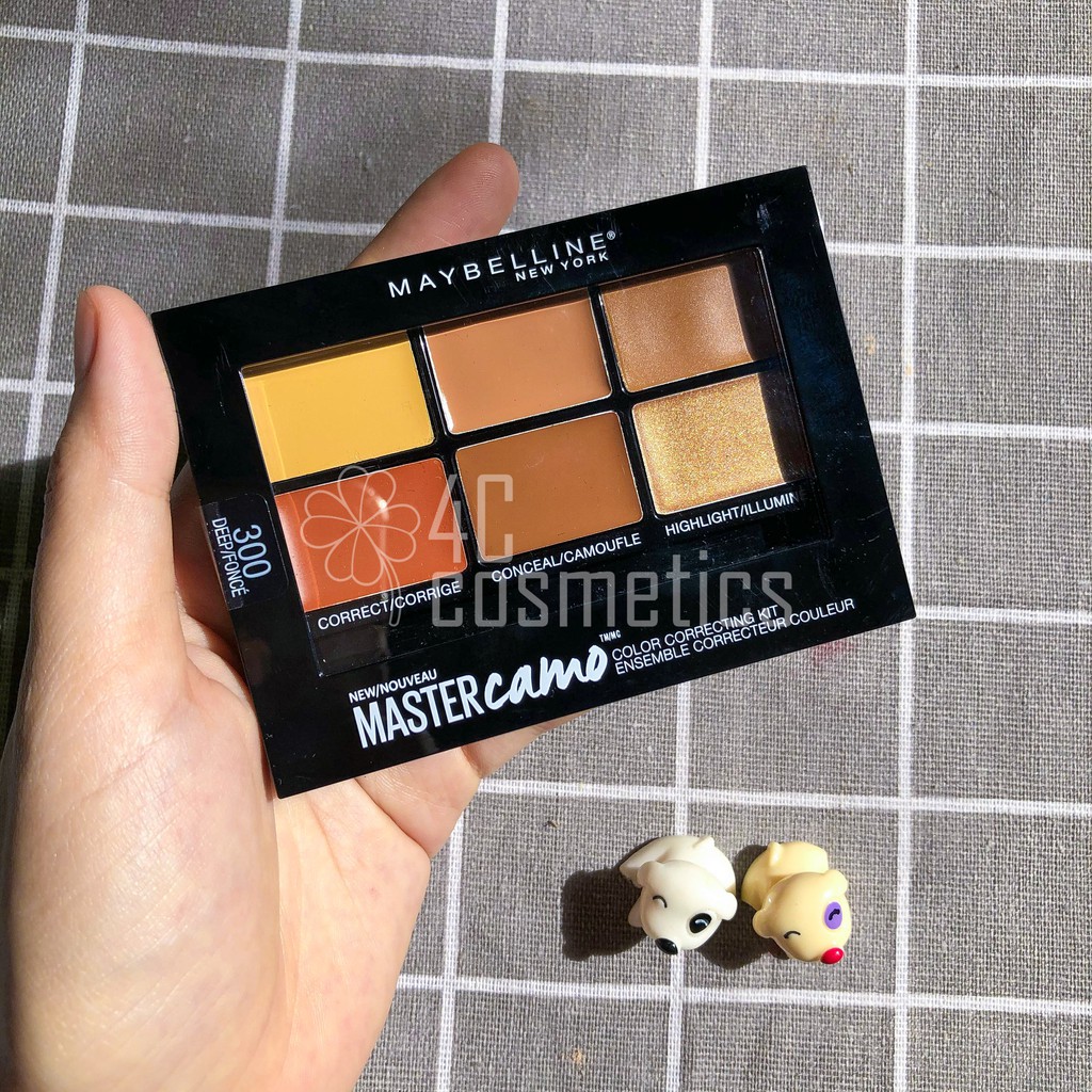 Bảng che khuyết điểm và tạo khối Maybelline Master Camo colour correcting kit