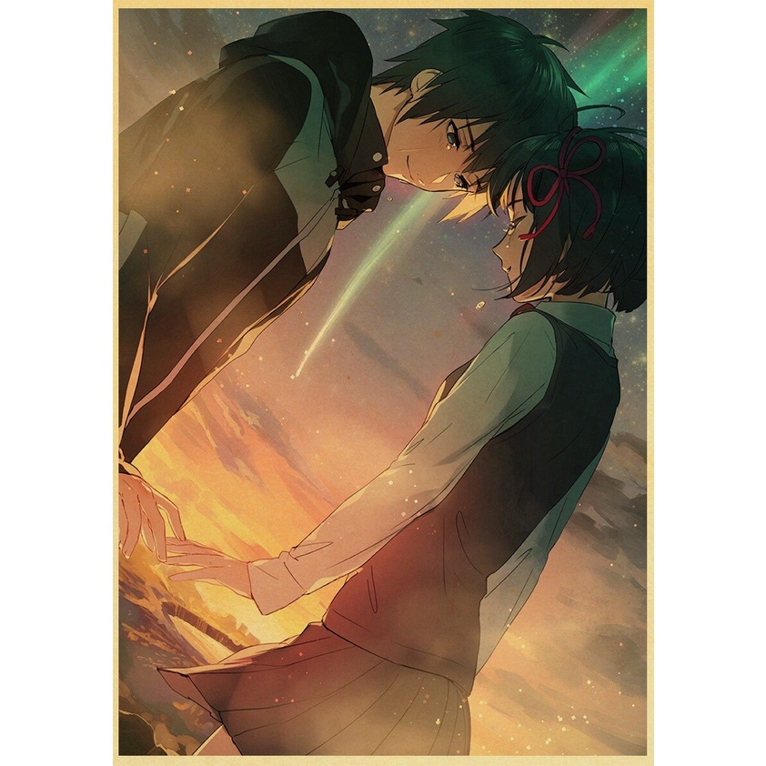 Poster Phim anime your name Treo Tường Trang Trí