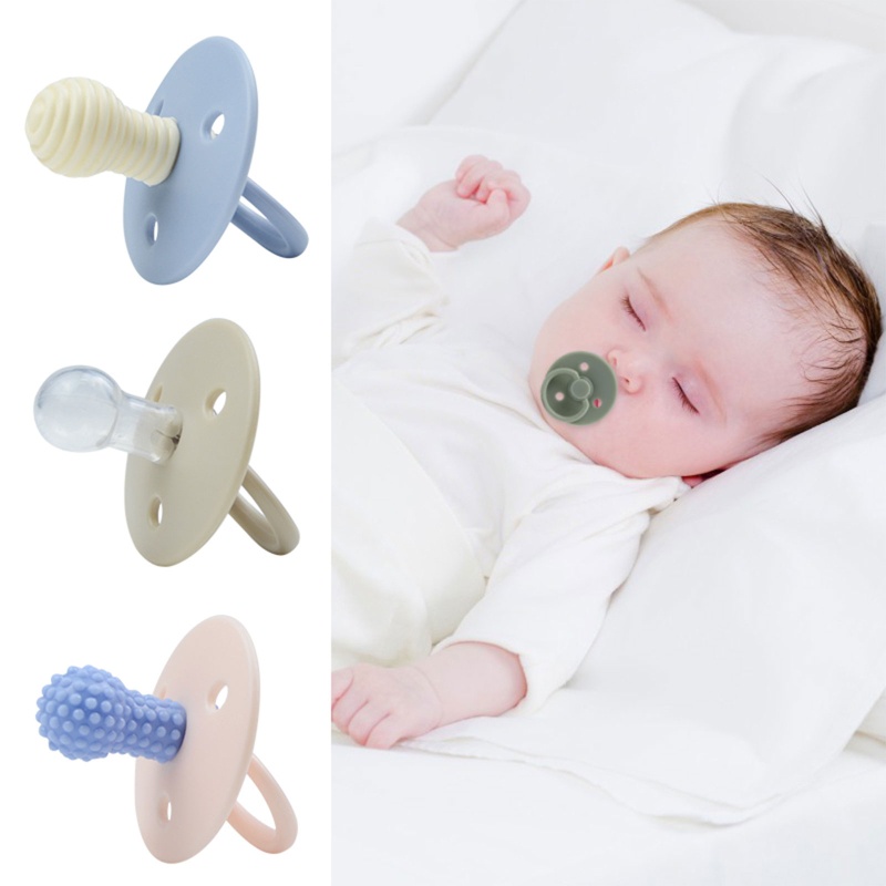 Ti Giả Bằng Silicone Nhiều Màu Sắc Dành Cho Bé Sơ Sinh