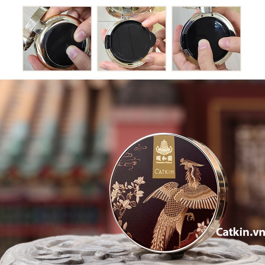 Phấn nước nội địa trung CUSHION BB CATKIN phiên bản PHOENIX + một lõi dự phòng