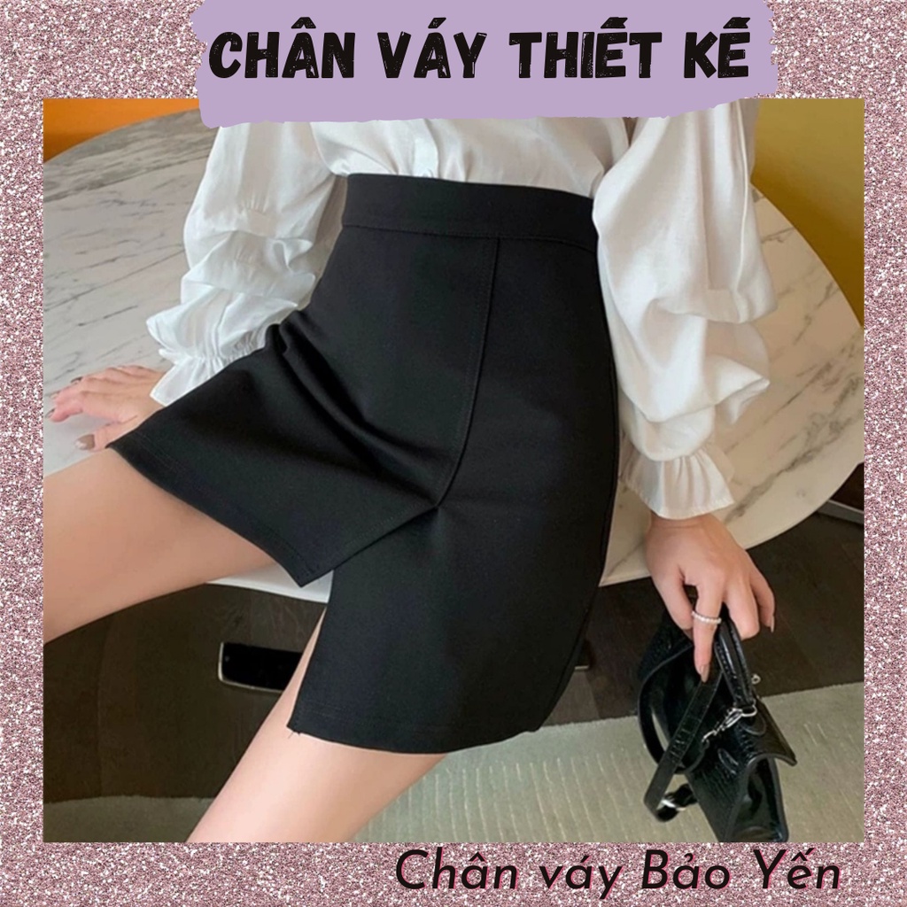 Chân váy chữ A vạt đắp lệch xinh xắn( sẵn size) - M29