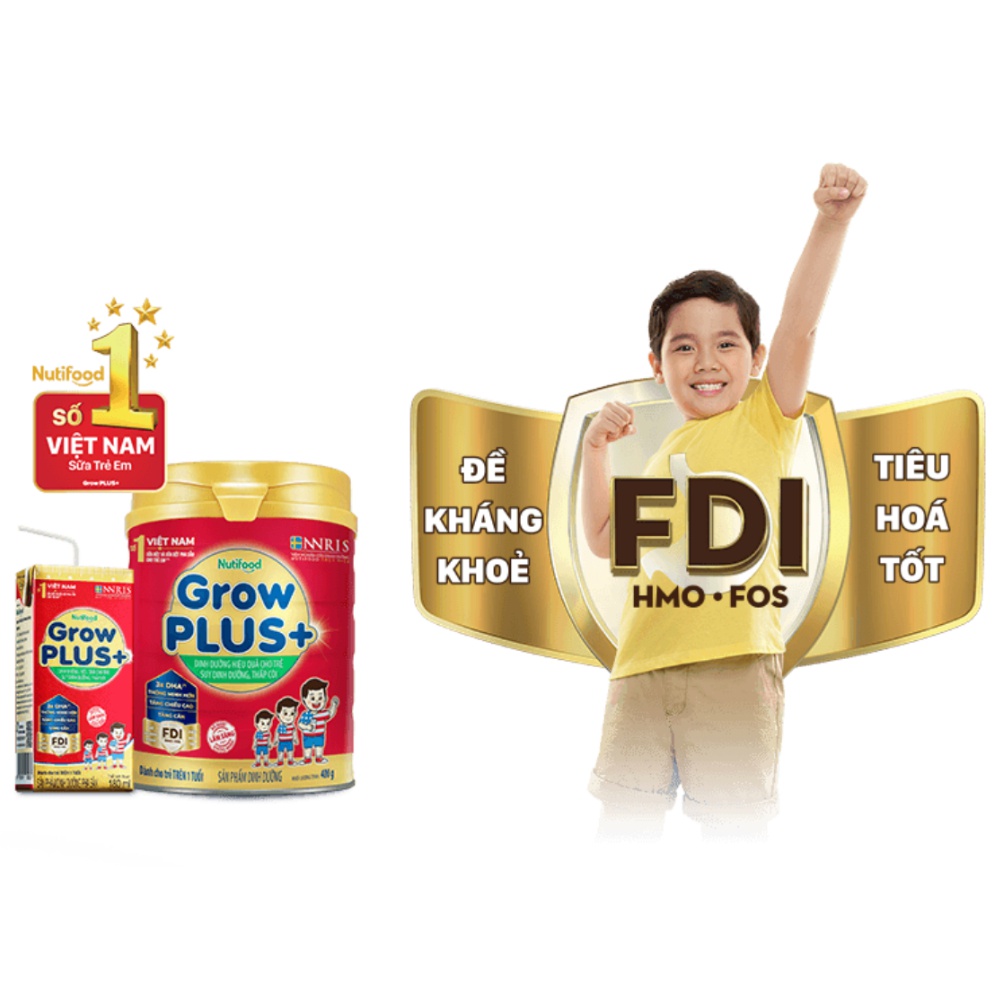 Sữa GrowPLUS+ Đỏ 900g