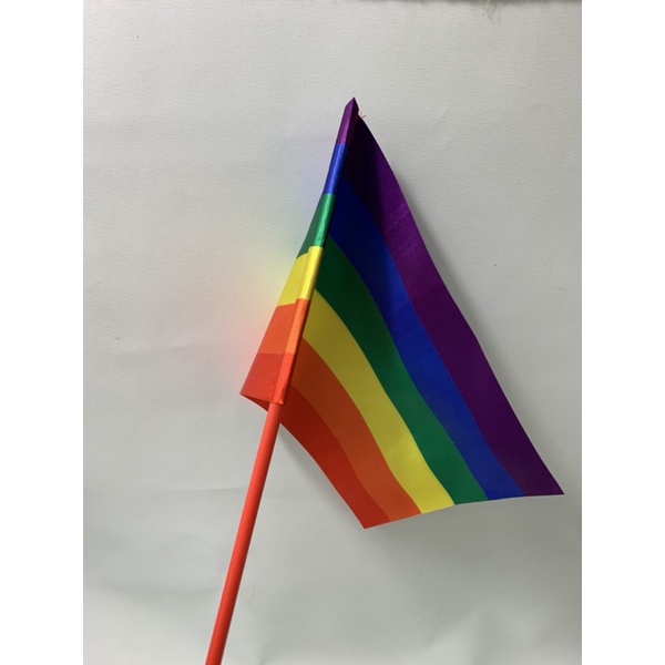 Cờ lục sắc LGBT cầm tay 30x40cm