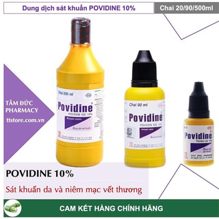 (CHÍNH HÃNG) Dung dịch sát khuẩn vết thương POVIDINE 10%  - Nhà Thuốc Mai Hương