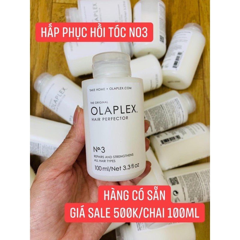 Ủ PHỤC HỒI TÓC SỐ 3 OLAPLEX CHUYÊN DÀNH CHO TÓC KHÔ XƠ HƯ TỔN NẶNG