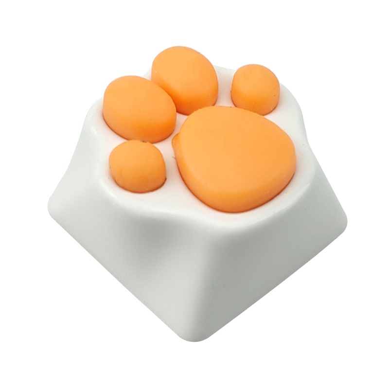 Nút Bàn Phím Bằng Silica Hình Chân Mèo Hoạt Hình Thay Thế Cho Cherry MX Switches Kitty