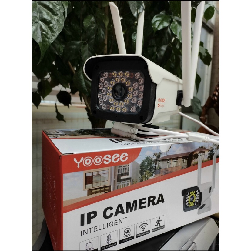 TẶNG THẺ XỊN 64GB CAMERA YOOSEE THÂN XOAY 360 NGOÀI TRỜI 5.0 MPX 36 LED 4 RÂU,BẮT SÓNG KHỎE,SẮC NÉT, XEM ĐÊM CÓ MÀU