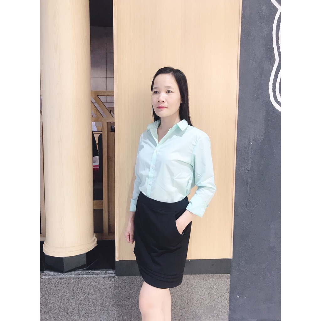 (Xả Kho) Áo sơ mi trơn nữ các màu