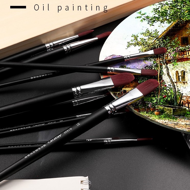 Cọ vẽ Marie's đầu Oval thân dài G1630 THEARTSHOP