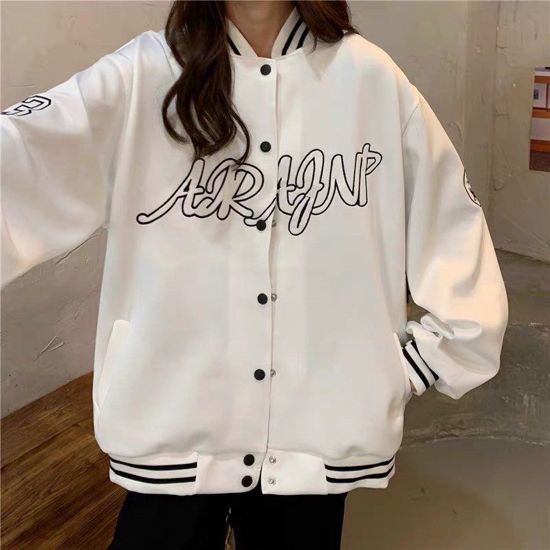 Áo khoác nỉ bomber nam nữ,Áo sweater hoodie nam nữ from rộng | BigBuy360 - bigbuy360.vn