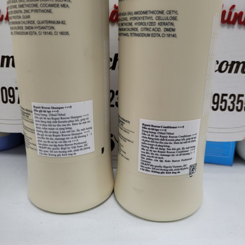 DẦU GỘI XẢ GIẢM RỤNG, GIẢM GẦU BEAVER 768ML