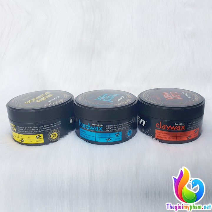 (Sale Xả Kho) Sáp Vuốt Tóc XMen Salon Solution Clay Wax/ Matte Pomade/ Hard Wax 70g