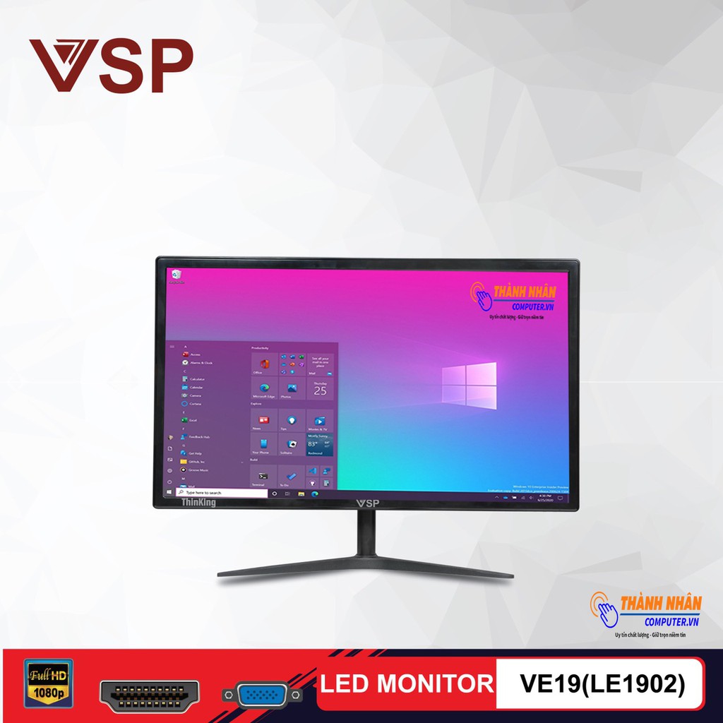 Màn hình LCD 19" VSP VE19 LE1902 Đen New 100% FullBox | BigBuy360 - bigbuy360.vn