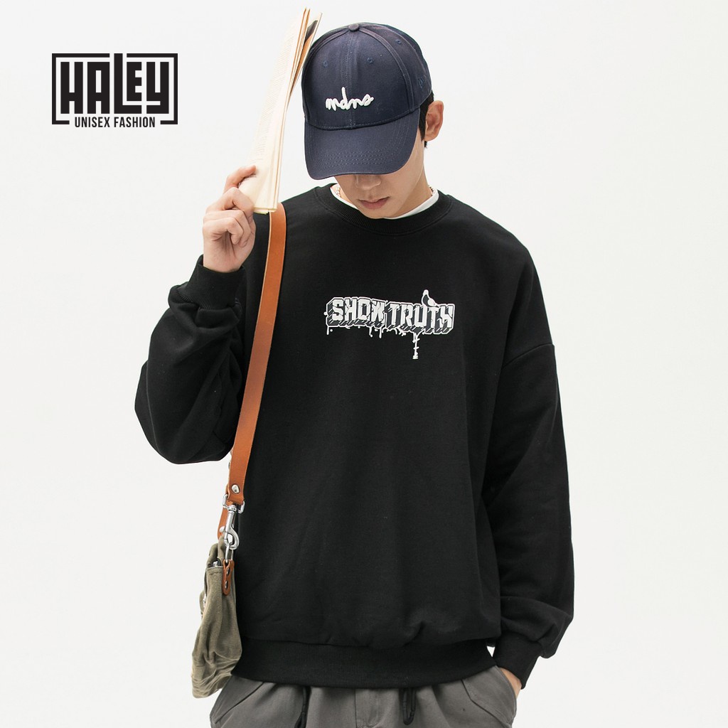 Áo Sweater SHOWTRUTH Nam Nữ Phong Cách Hàn Quốc, Chất Nỉ Dày Dặn Ấm Áp SW 12 Haley