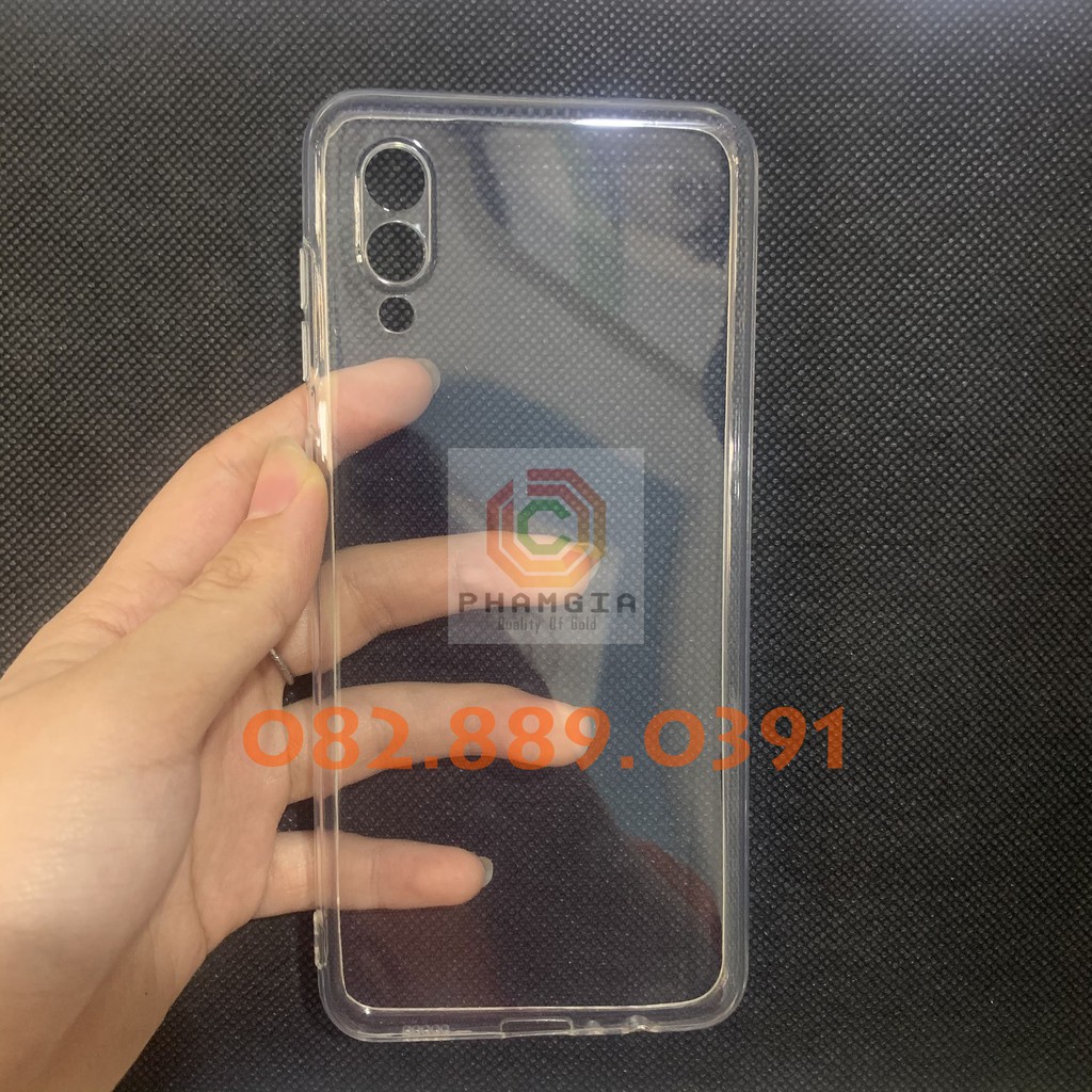 Ốp lưng Samsung Galaxy A02 dẻo trong có viền bảo vệ cam, siêu bền