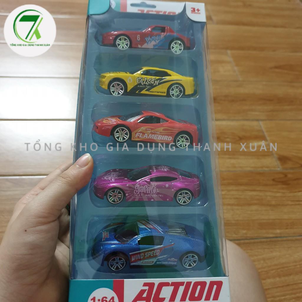 Xe ô tô đồ chơi các loại cho bé - Vỉ 5 xe sắt Diecast- đồ chơi thông minh cho các bé