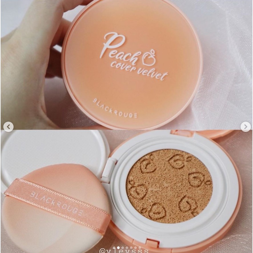 Phấn nước Black Rouge Peach Cover Velvet Cushion | BigBuy360 - bigbuy360.vn