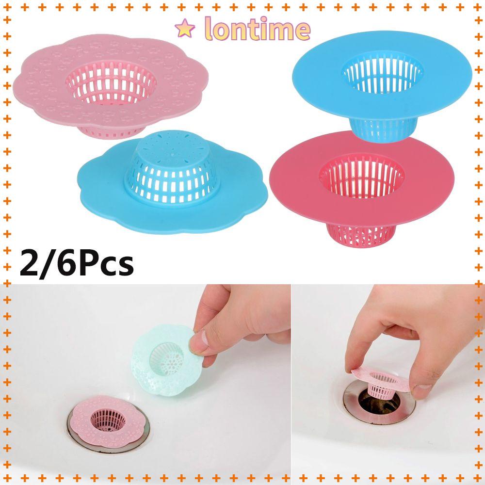 Set 2 / 6 Lưới Lọc Rác Chống Tắc Nghẽn Tiện Dụng Cho Bồn Rửa Chén / Phòng Tắm
