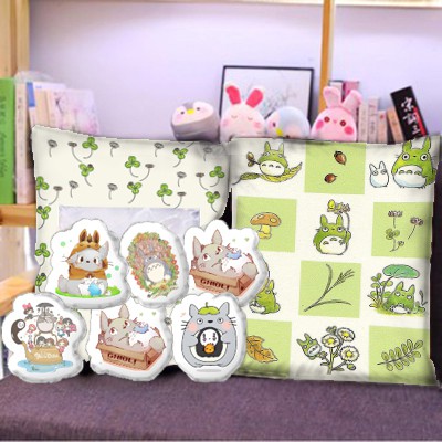 Gối gấu bông totoro GMC15 gối mochi bông size to 35 cm kèm gấu nhỏ bên trong gấu dễ thương