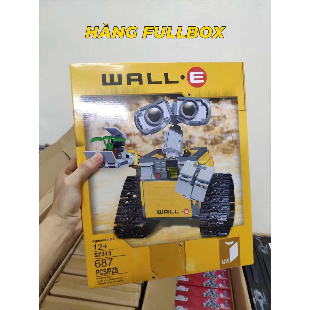 Bộ đồ chơi mô hình non lego Lắp Ráp Mô Hình Người Máy Xe Robot WALL.E wall e walle pixar MOC lepin 16003 S7313 7313 lego