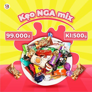Kẹo socola Nga mix vị 500g