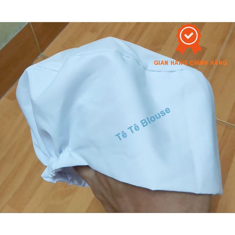 Mũ blouse trắng cao cấp dành cho bác sĩ, y tá, điều dưỡng, dược sĩ