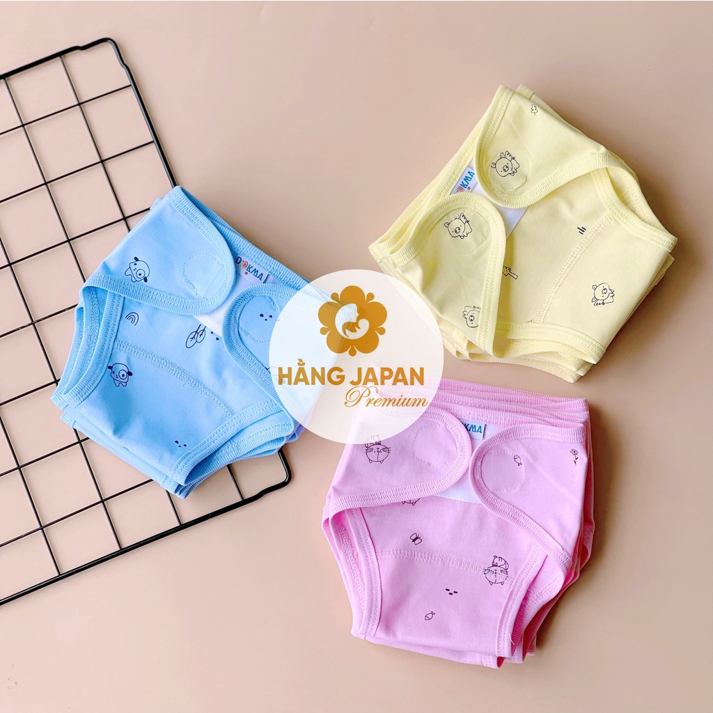 Tả vải dán Organic cotton Dokma cho bé sơ sinh (set 5 cái)