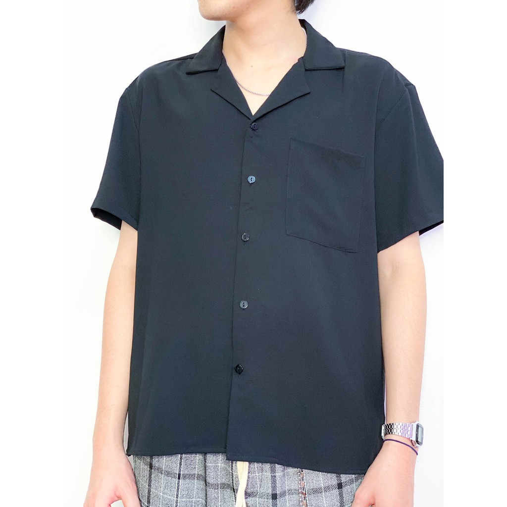 Áo sơ mi lụa unisex MALTRIK, áo cổ vest ngắn tay chất lụa cực đẹp hottrend 2022 | BigBuy360 - bigbuy360.vn