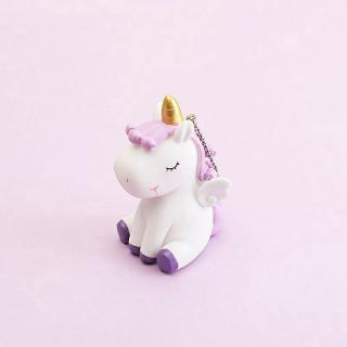 Trang trí ngựa Unicorn tím