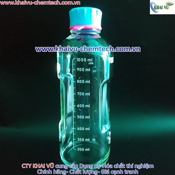 [HÀNG ĐỨC] Chai thủy tinh YOUTILITY 1000ml trung tính an toàn, chịu nhiệt đựng thực phẩm, nước uống