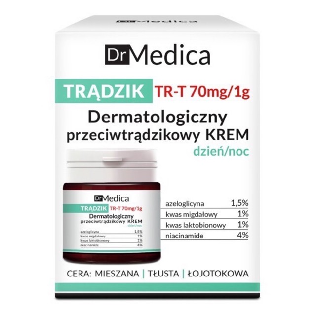 Kem Chống Mụn Trứng Cá Bielenda Dr. Medica Acne 50ml balan
