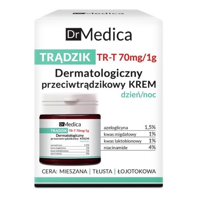 [Có Bill Ảnh Sau] Kem Chống Mụn Trứng Cá Bielenda Dr. Medica Acne 50ml balan