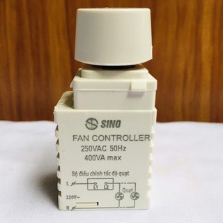 Chiết áp quạt trần SINO hạt vuông