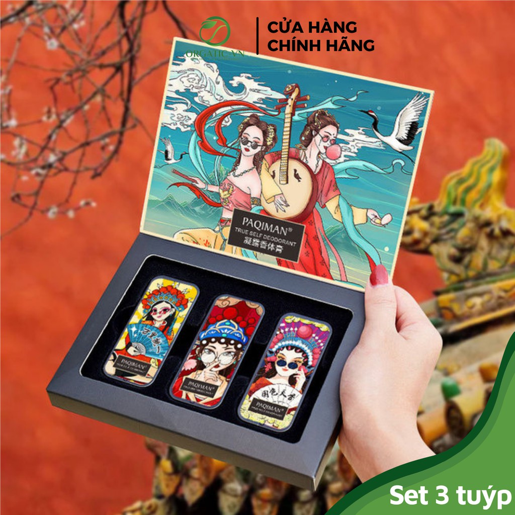 Set Nước Hoa Khô Rắn Mẫu Mới PAQIMAN lưu hương lâu mùi nhẹ nhàng | Thế Giới Skin Care