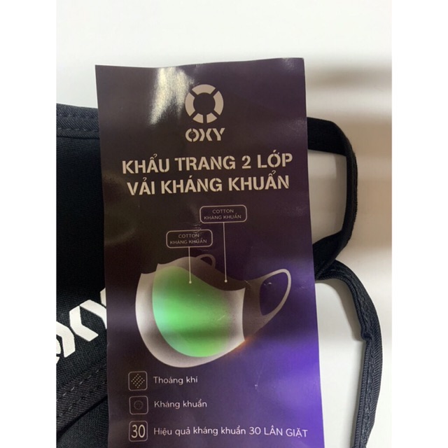 Khẩu trang 2 lớp vải kháng khuẩn Oxy | BigBuy360 - bigbuy360.vn