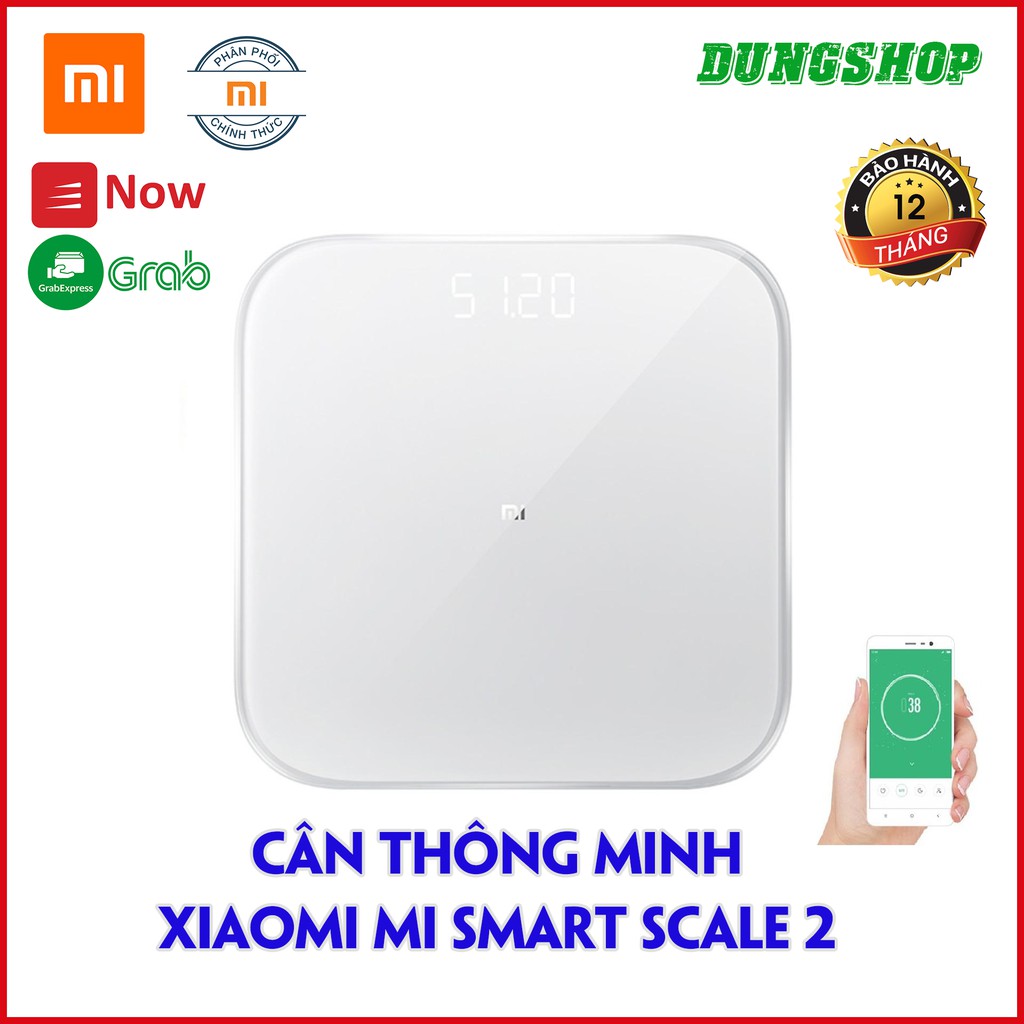 [BẢN QUỐC TẾ] Cân thông minh Xiaomi Mi Smart Scale 2 (2019) - Cân điện tử Xiaomi Body Composition Scale 2