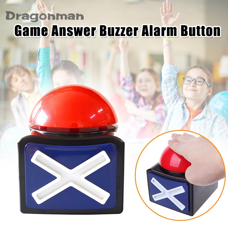 Game Answer Buzzer Alarm Button with Sound Light Trivia Quiz Got Talent