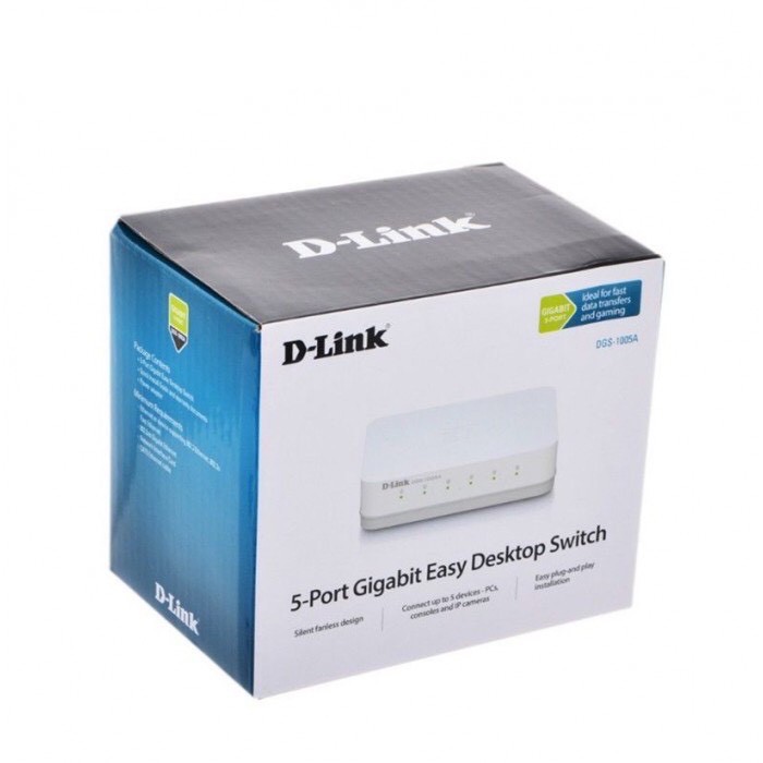 12.12 Hot Deals- D-Link Bộ chi tín hiệu mạng 5 cổng gigabit - Thiết bị chuyển mạch D-LINK DGS-1005A - Hàng Chính Hãng