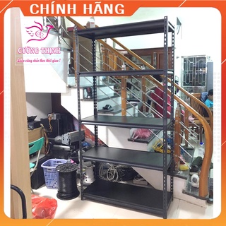Kệ sắt chữ V để hàng đa năng 5 tầng tiện dụng chính hãng_ Vinatech, Kệ gài cao cấp dài 1m x rộng 0.4m
